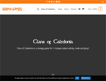 Tablet Screenshot of karma-games.com